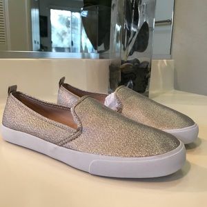 Size 6 H&M Rose Gold Slip-On Loafers